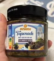 Sokerin määrä sisällä Tapenade