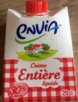入っている砂糖の量 Crème entière liquide 30%MG
