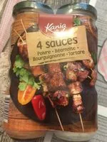 Количество сахара в 4 sauces poivre bearnaise bourguignonne tartare