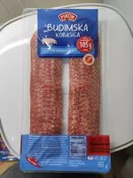 Jumlah gula yang masuk Budimska kobasica