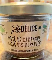 入っている砂糖の量 Pâté de campagne