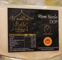 Amount of sugar in Fiore Sardo DOP