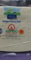 Amount of sugar in FORMAGGIO ASIAGO FRESCO DOP