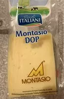 Amount of sugar in Montasio dop
