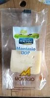 Amount of sugar in Montasio Dop