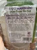 Количество сахара в Pavo Marinado a las Finas Hierbas