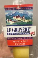 入っている砂糖の量 Le gruyère salé