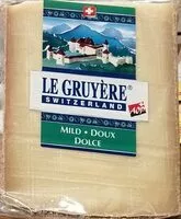 入っている砂糖の量 Gruyère AOP
