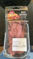 Amount of sugar in Beef brisket