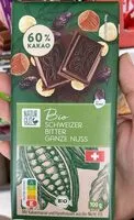 入っている砂糖の量 Bitter ganze nuss