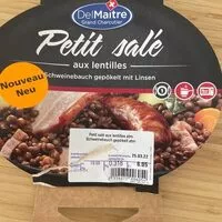 入っている砂糖の量 Petit sale aux lentilles