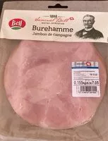 Amount of sugar in Jambon de campagne