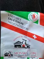 Sucre et nutriments contenus dans Montandon