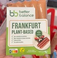 Sokerin määrä sisällä Frankfurt plant based