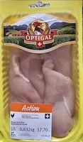 Zuckermenge drin Poulet Schnitzel