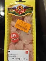 Zuckermenge drin Poulet Geschnetzeltes
