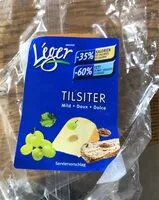 Sokerin määrä sisällä Tilsiter léger