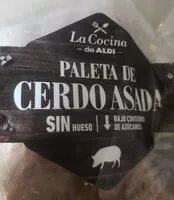 Suhkru kogus sees Paleta cerdo asada