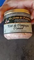 Quantité de sucre dans Pâte de campagne canard