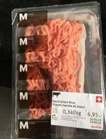 含糖量 Viande hachée de bœuf
