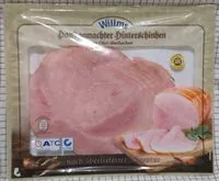 Quantité de sucre dans Handgemachter Hinterschinken