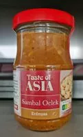 Zuckermenge drin Sambal Oelek Erdnuss