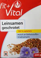 Zucker und Nährstoffe drin Muller fit vital