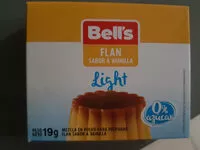 İçindeki şeker miktarı Bell's Flan sabor Vainilla Light