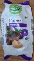 入っている砂糖の量 Pflaumen entsteint, getrocknet (Bio)