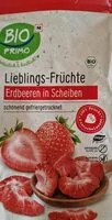 入っている砂糖の量 Lieblings Früchte - Erdbeeren in Scheiben