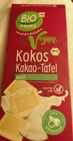 入っている砂糖の量 Kokos Kakao-Tafel