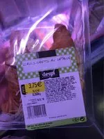 Suhkru kogus sees Croissant au jambon