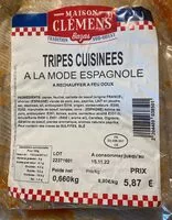 Jumlah gula yang masuk Tripes cuisinées à l’espagnole