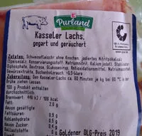 Suhkru kogus sees Kasseler Lachs