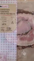 Amount of sugar in Côte de porc grillée