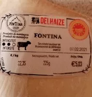 Amount of sugar in Fromage Fontina