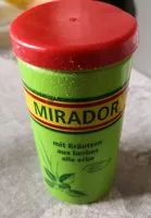 入っている砂糖の量 Mirador Streuwürze