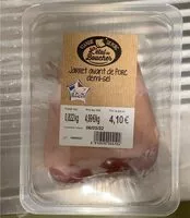 चीनी की मात्रा Jarret avant de Porc demi-sel