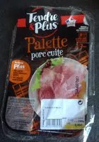 İçindeki şeker miktarı Palette de porc cuite