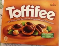 Zucker und Nährstoffe drin Toffifee