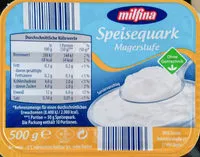 入っている砂糖の量 Speisequark Magerstufe