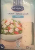 Amount of sugar in Käse in Salzlake gereift, 45% Fett i. Tr.