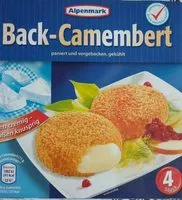 Cantidad de azúcar en Alpenrand Back camembert