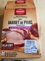चीनी की मात्रा Jarret de Porc Désossé et son Jus d'Échalotes & Moutarde