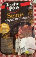 Quantité de sucre dans Souris d'agneau confite