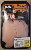 चीनी की मात्रा Filets de poulet fermier blanc