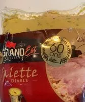 Zuckermenge drin Palette à la diable