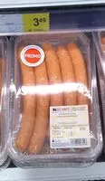 Quantité de sucre dans Chipolatas de poulet