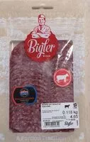 Cantidad de azúcar en Salami pur bœuf en tranche