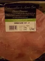 İçindeki şeker miktarı Jambon blanc cuit